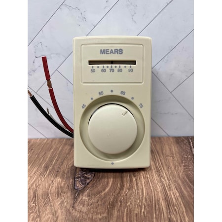 Mears Single pole with thermometoer & anticipator also in white M611WT